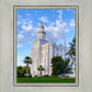 St. George Utah Temple House of Angels Portrait