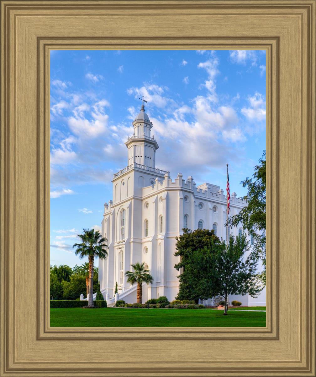 St. George Utah Temple House of Angels Portrait