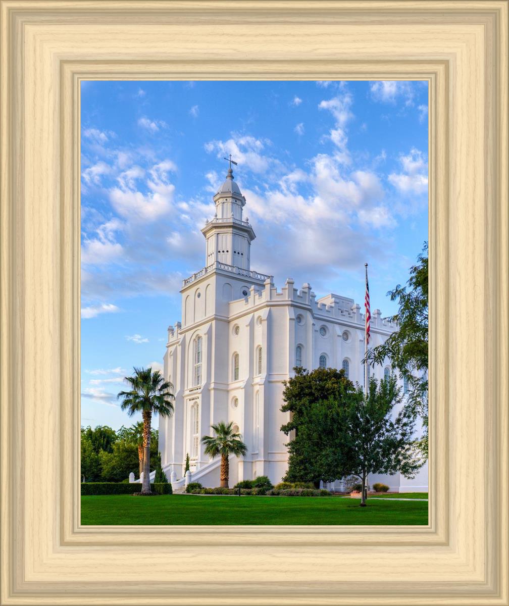 St. George Utah Temple House of Angels Portrait
