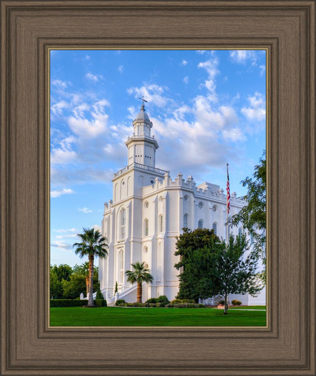 St. George Utah Temple House of Angels Portrait