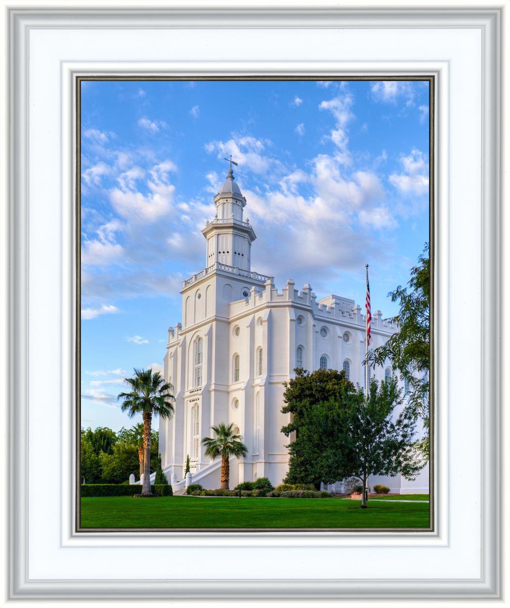 St. George Utah Temple House of Angels Portrait