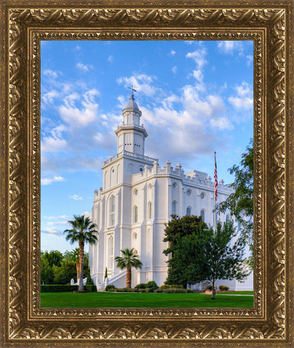 St. George Utah Temple House of Angels Portrait