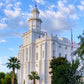 St. George Utah Temple House of Angels Portrait