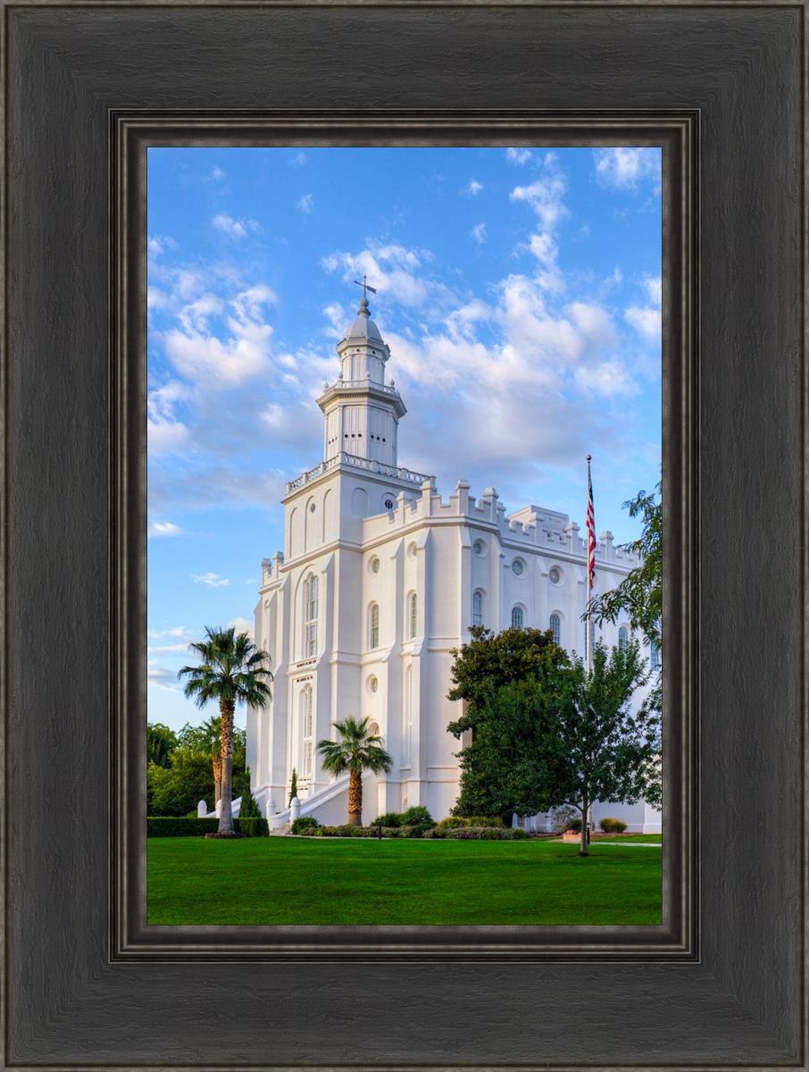 St. George Utah Temple House of Angels Portrait