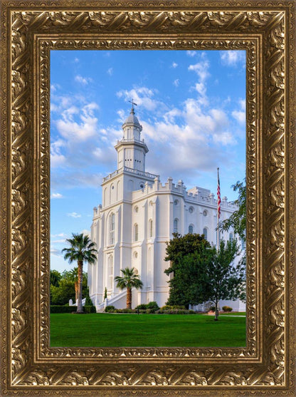 St. George Utah Temple House of Angels Portrait