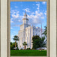 St. George Utah Temple House of Angels Portrait