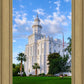 St. George Utah Temple House of Angels Portrait