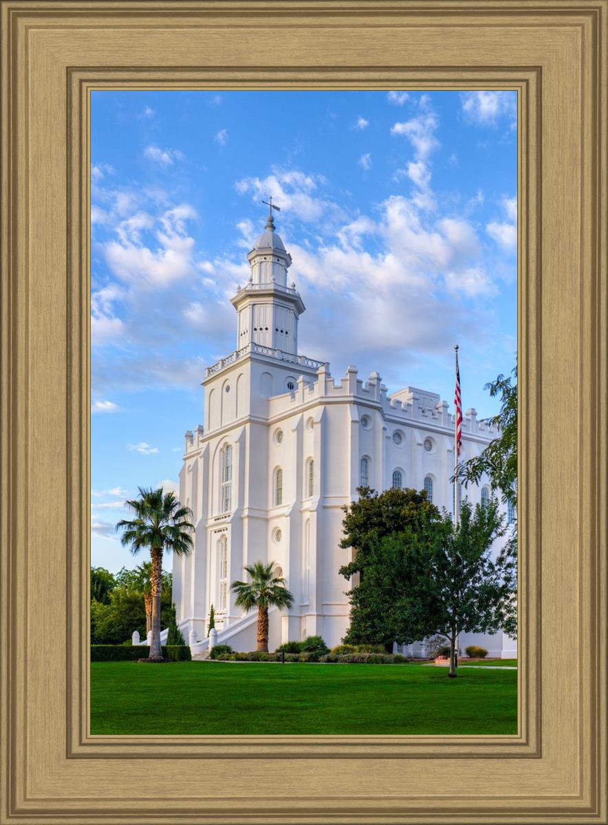 St. George Utah Temple House of Angels Portrait