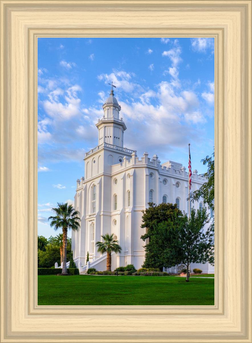 St. George Utah Temple House of Angels Portrait