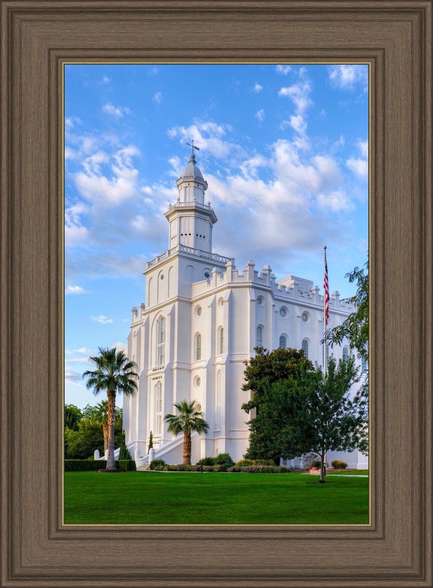 St. George Utah Temple House of Angels Portrait