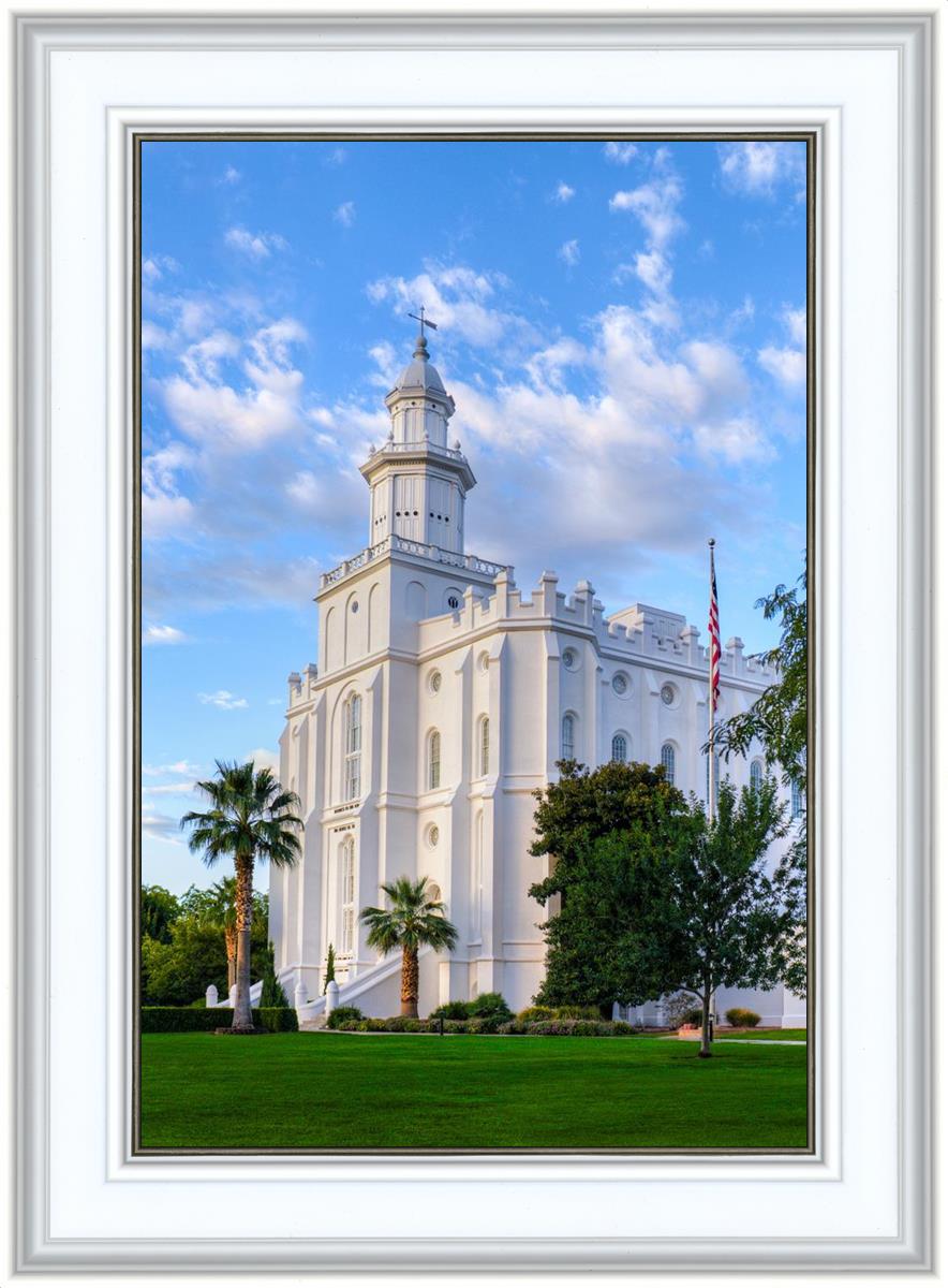St. George Utah Temple House of Angels Portrait