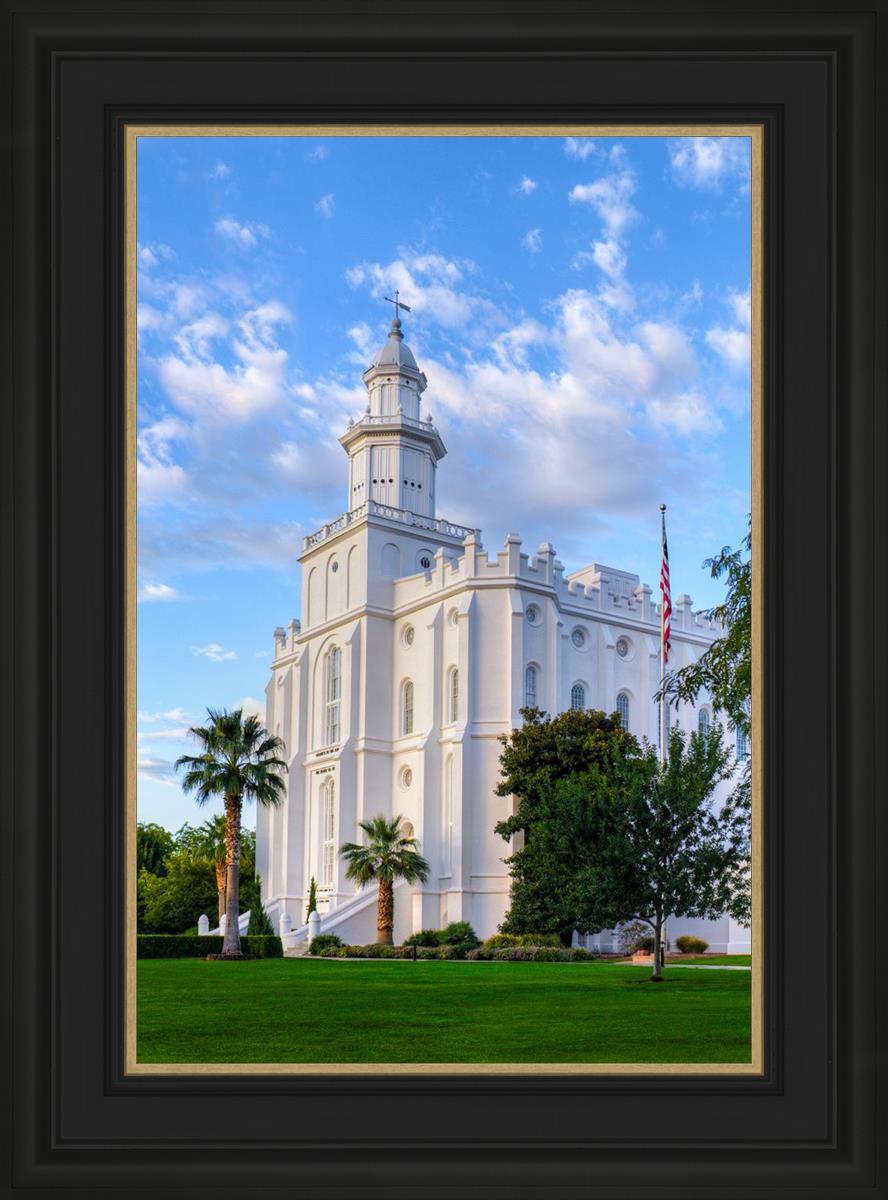 St. George Utah Temple House of Angels Portrait
