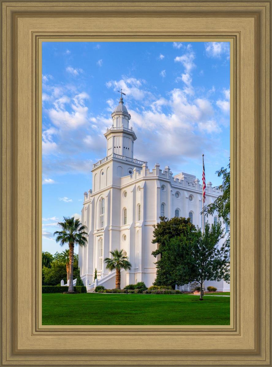St. George Utah Temple House of Angels Portrait
