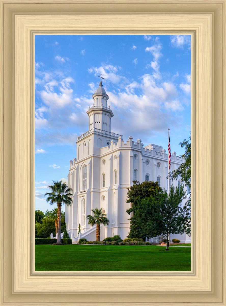 St. George Utah Temple House of Angels Portrait