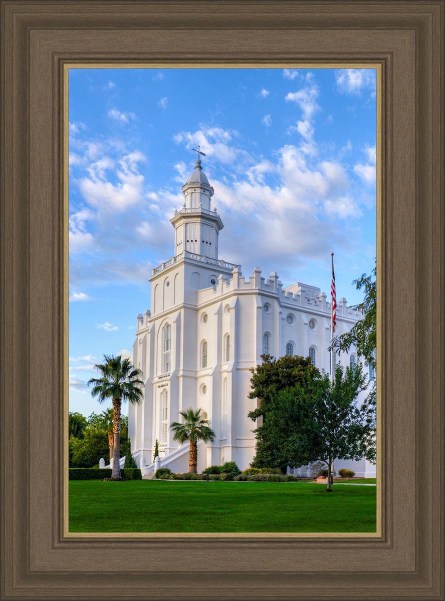 St. George Utah Temple House of Angels Portrait