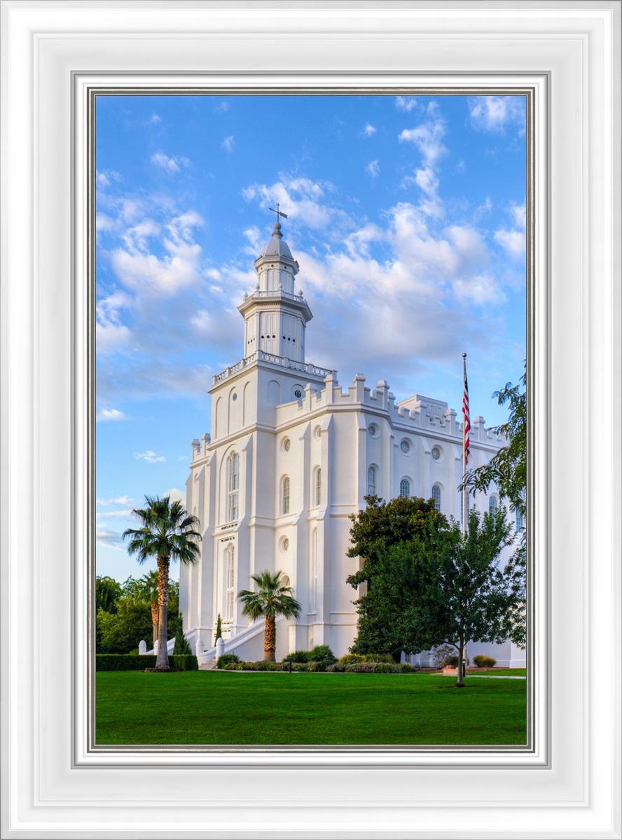St. George Utah Temple House of Angels Portrait