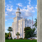 St. George Utah Temple House of Angels Portrait