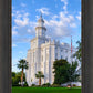 St. George Utah Temple House of Angels Portrait