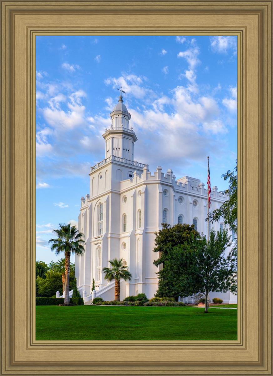 St. George Utah Temple House of Angels Portrait
