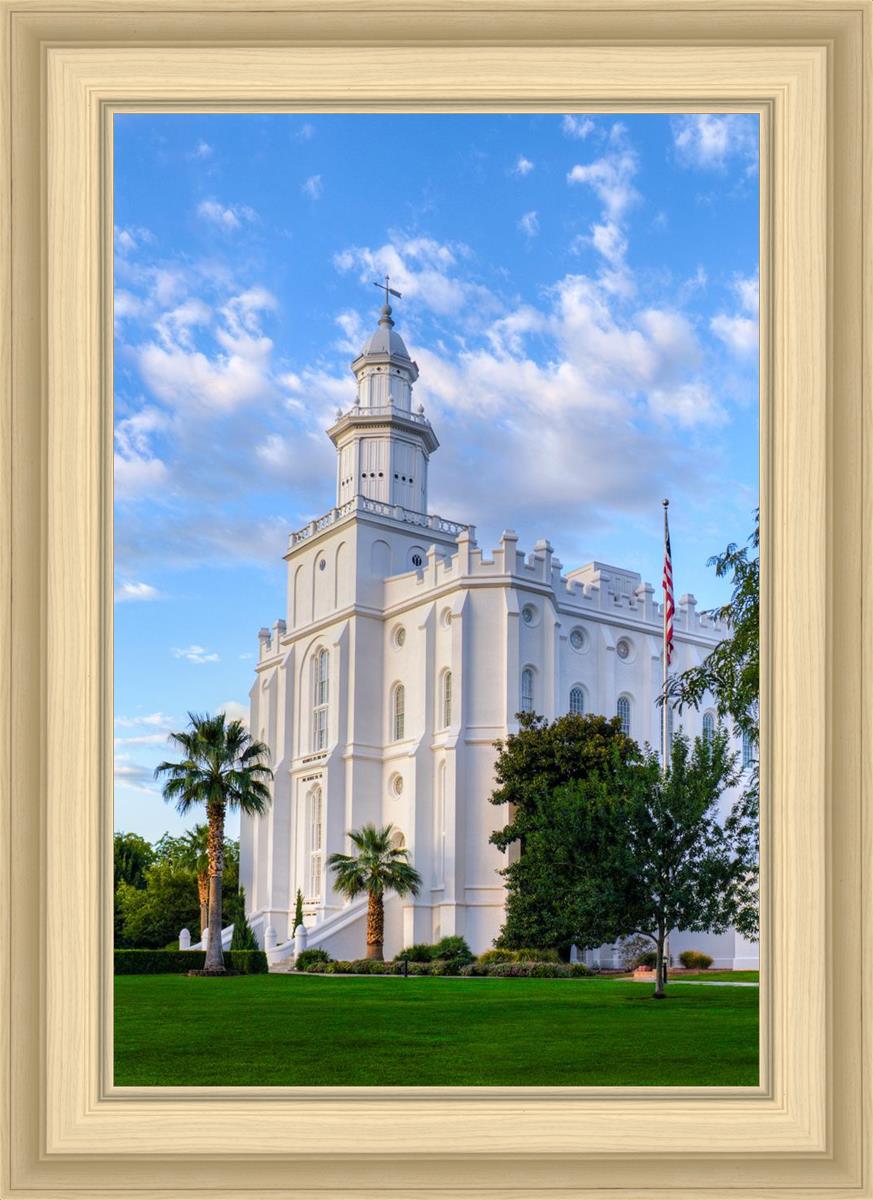 St. George Utah Temple House of Angels Portrait