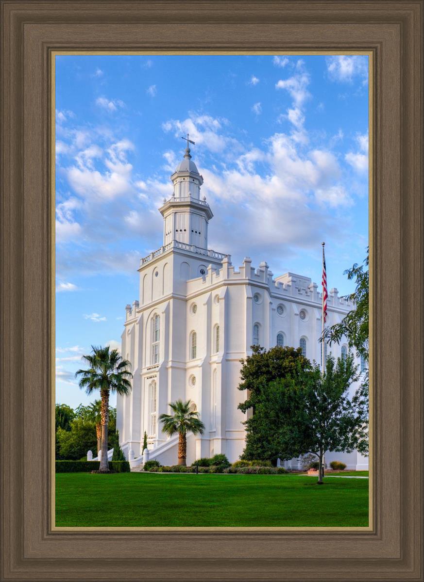 St. George Utah Temple House of Angels Portrait