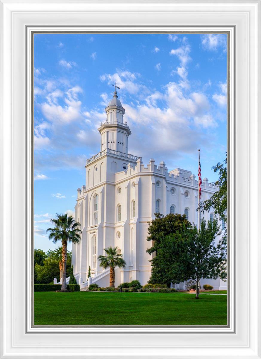 St. George Utah Temple House of Angels Portrait
