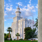 St. George Utah Temple House of Angels Portrait