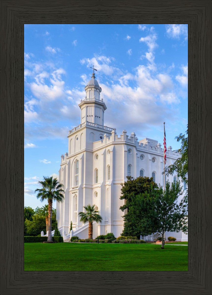 St. George Utah Temple House of Angels Portrait
