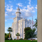 St. George Utah Temple House of Angels Portrait