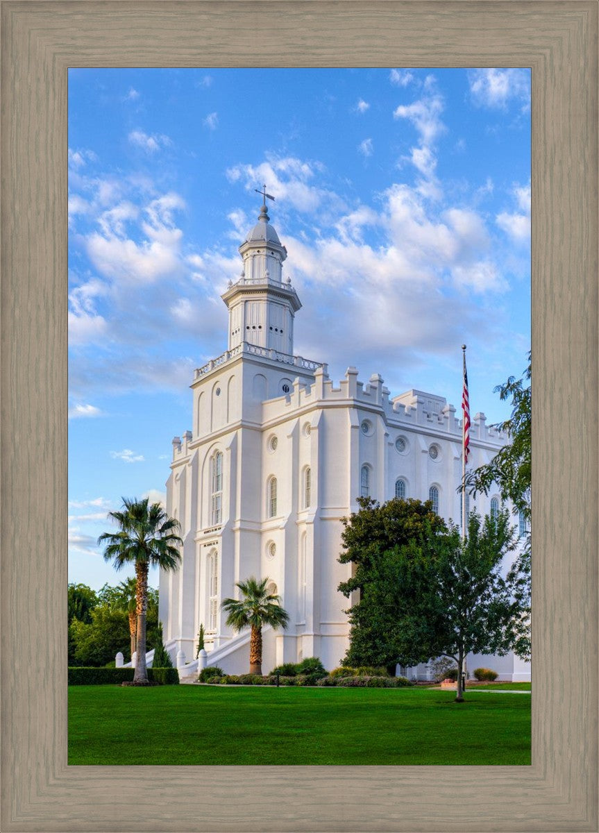 St. George Utah Temple House of Angels Portrait