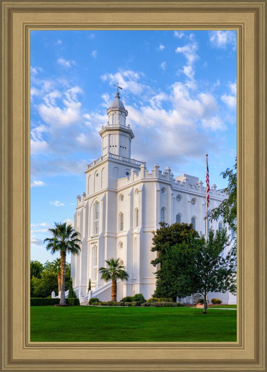 St. George Utah Temple House of Angels Portrait