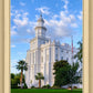 St. George Utah Temple House of Angels Portrait