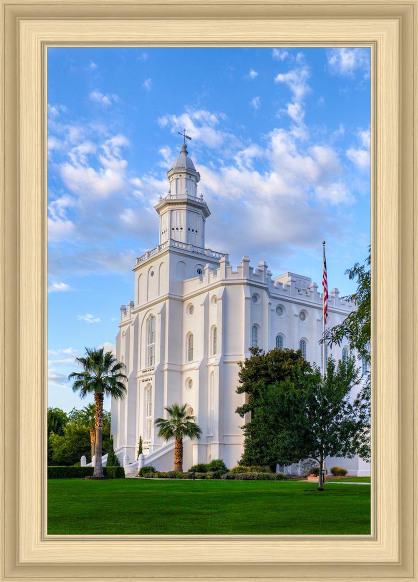 St. George Utah Temple House of Angels Portrait