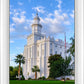 St. George Utah Temple House of Angels Portrait