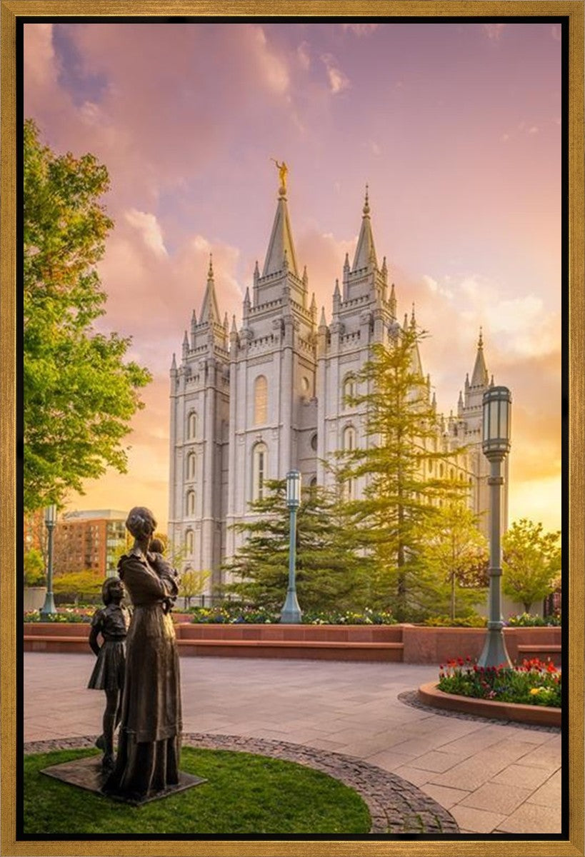 Salt Lake Maternal Reflection Gallery Wrap