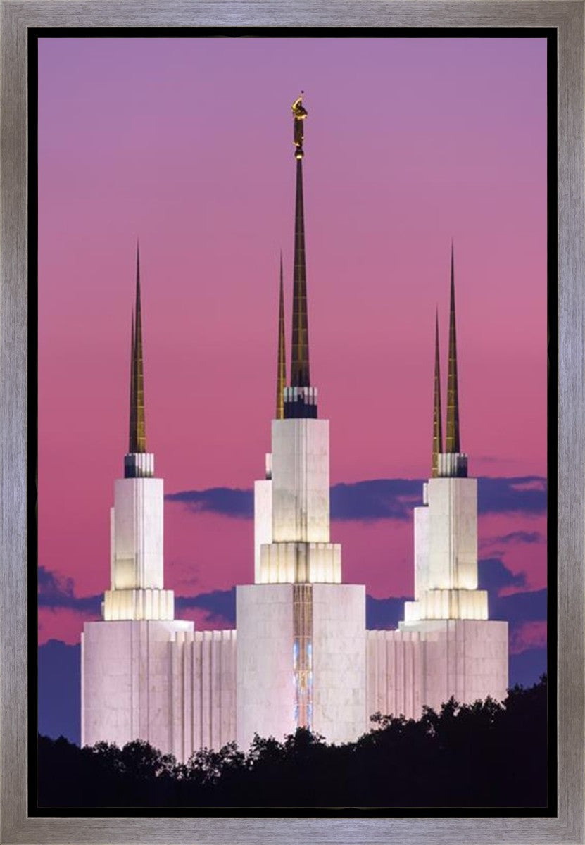 Washington DC Sunset Glow Gallery Wrap