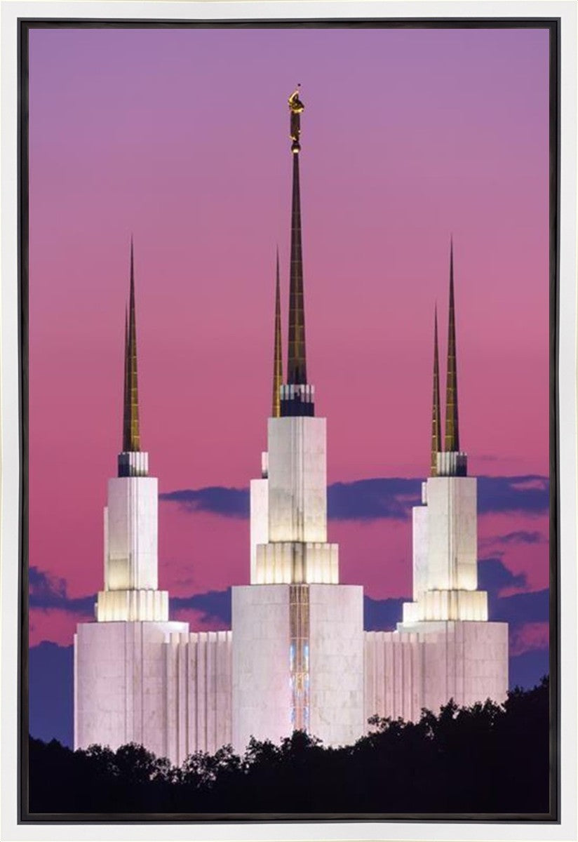 Washington DC Sunset Glow Gallery Wrap