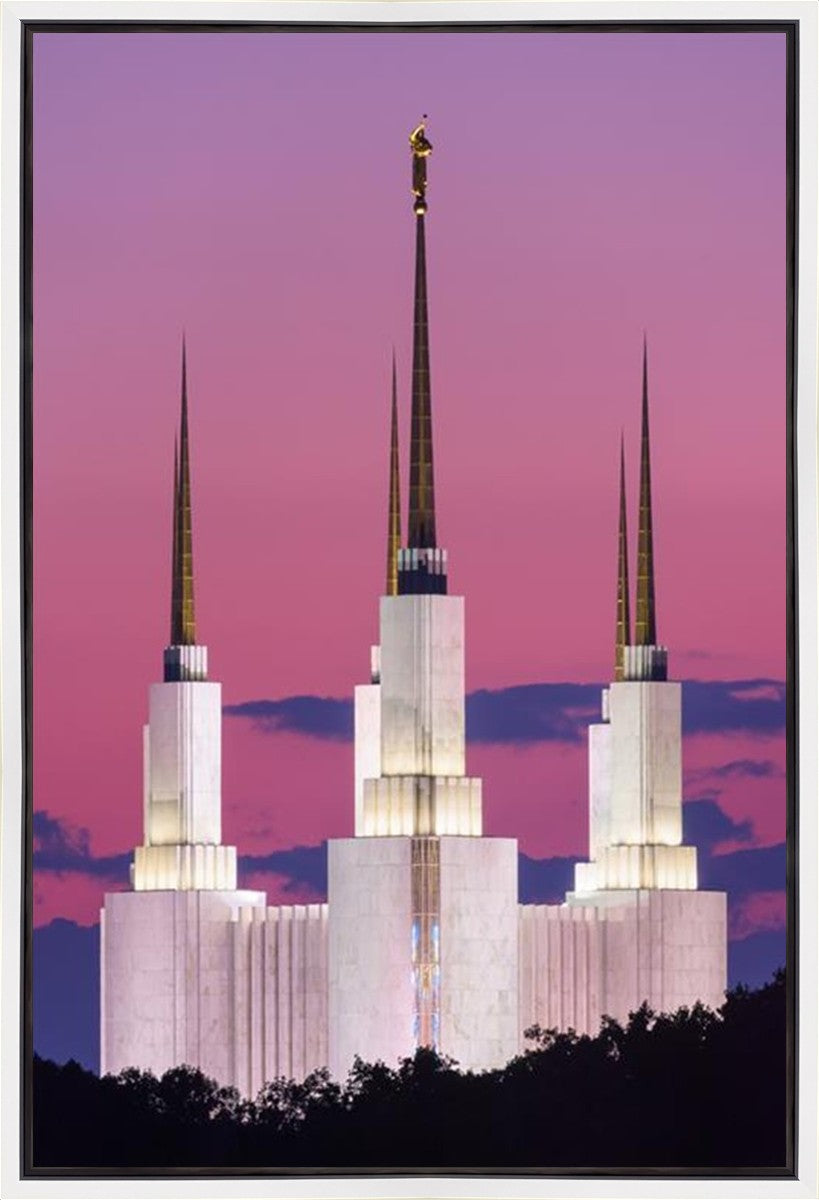 Washington DC Sunset Glow Gallery Wrap