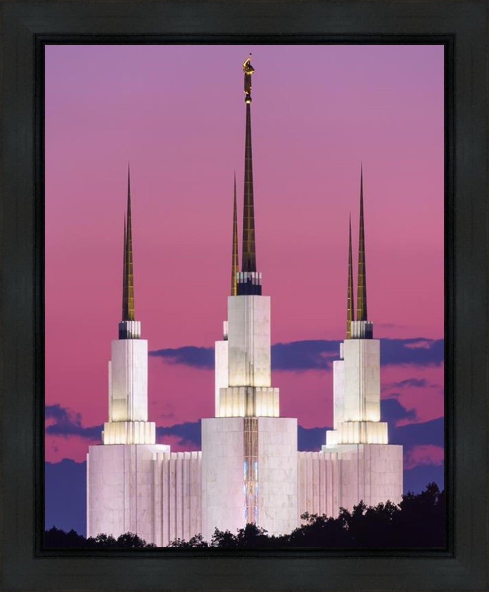 Washington DC Sunset Glow Gallery Wrap