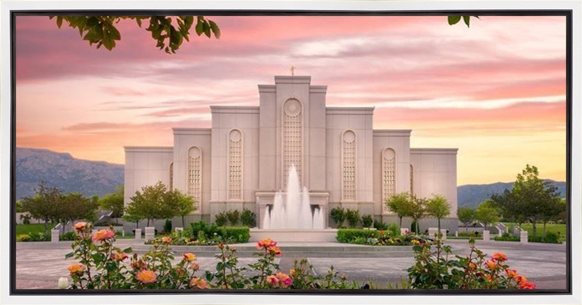 Albuquerque Morning Rose Gallery Wrap