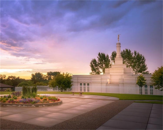 Bismarck Garden Sunset Gallery Wrap