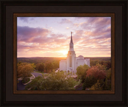 Boston Aerial Evening