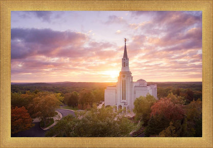 Boston Aerial Evening