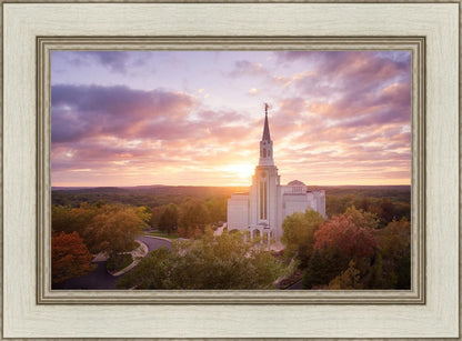 Boston Aerial Evening