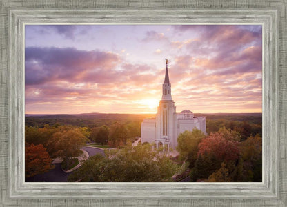 Boston Aerial Evening