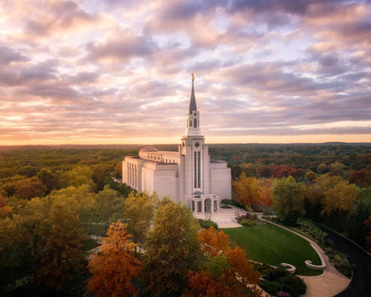 Boston Sunset Aerial