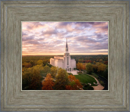 Boston Sunset Aerial