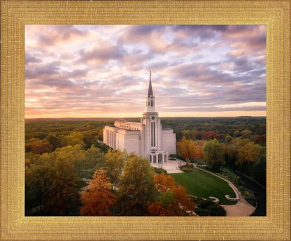 Boston Sunset Aerial