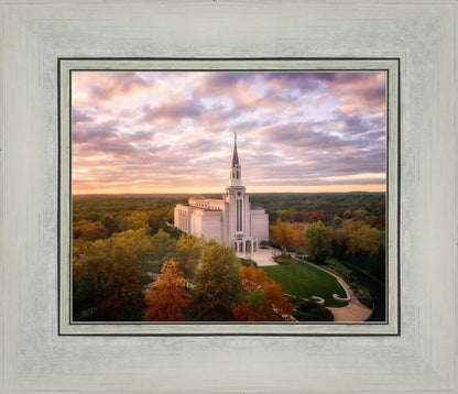 Boston Sunset Aerial