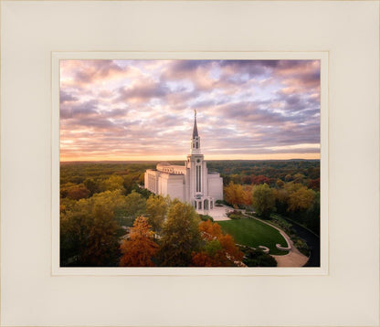 Boston Sunset Aerial
